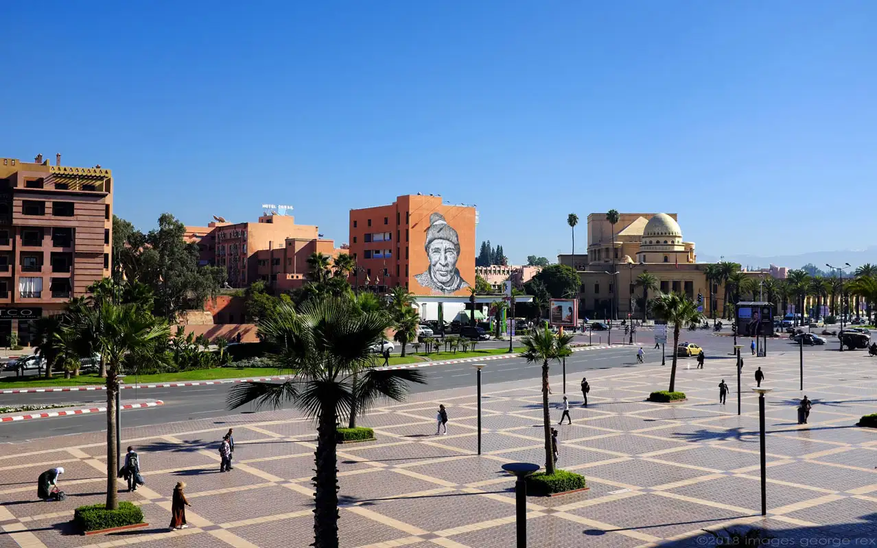 Marrakech — quartier Guéliz, visage moderne